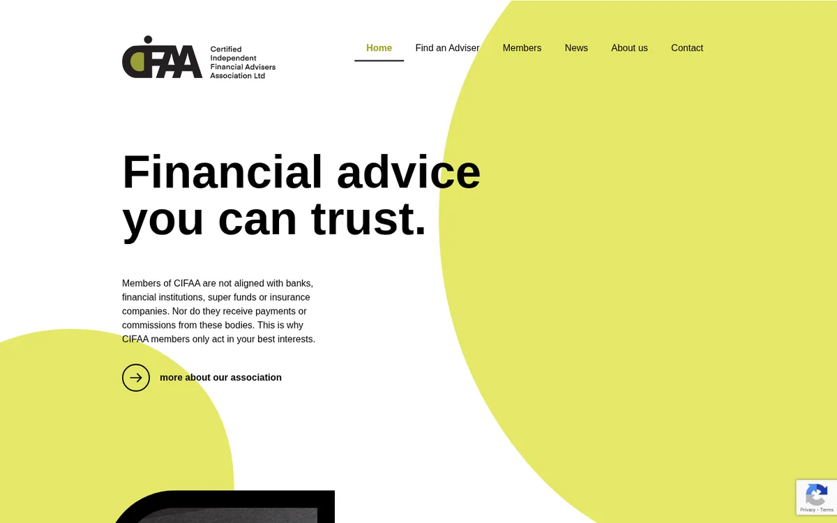 CIFAA website screenshot