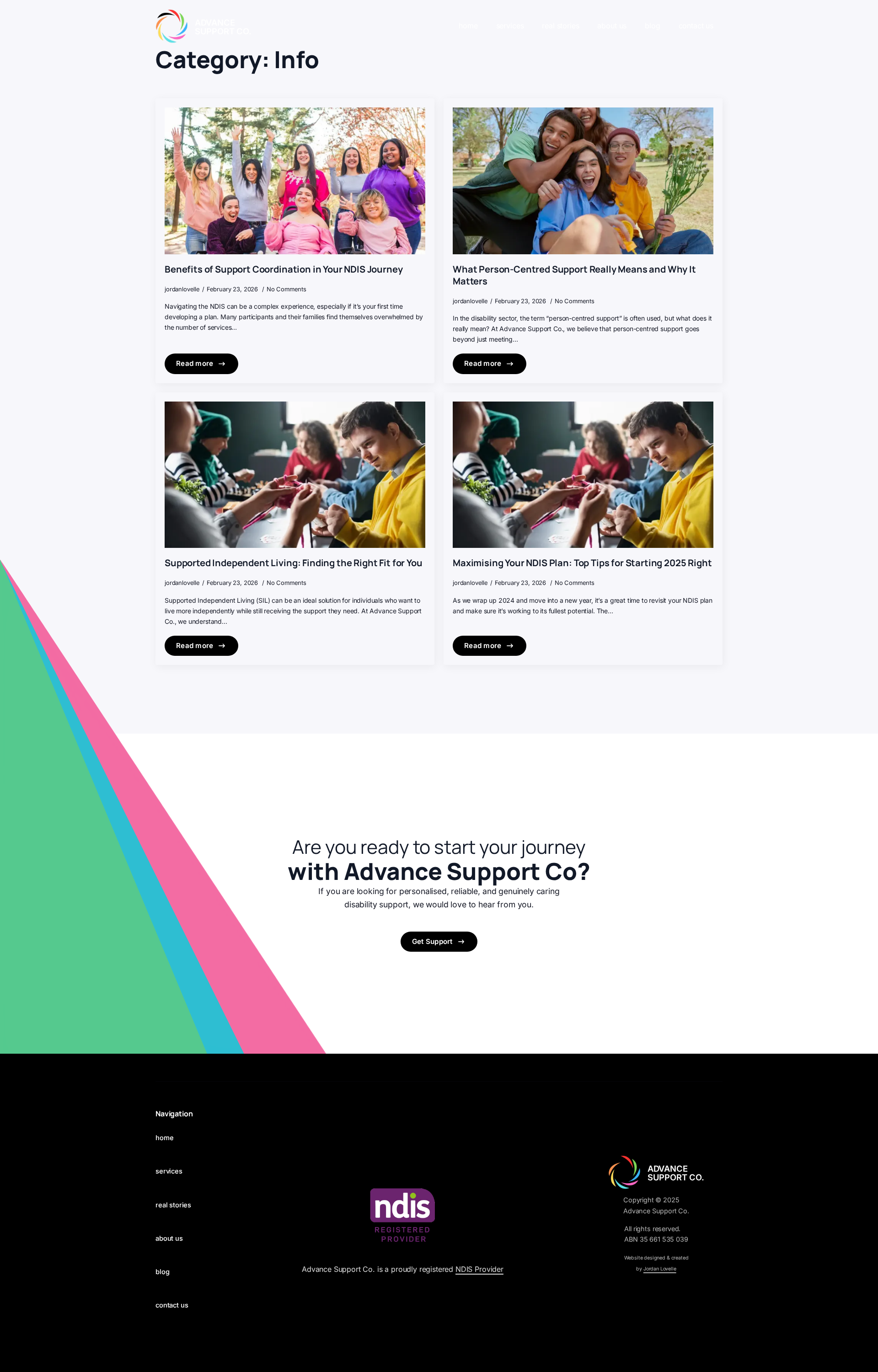 Advance Support Co website screenshot