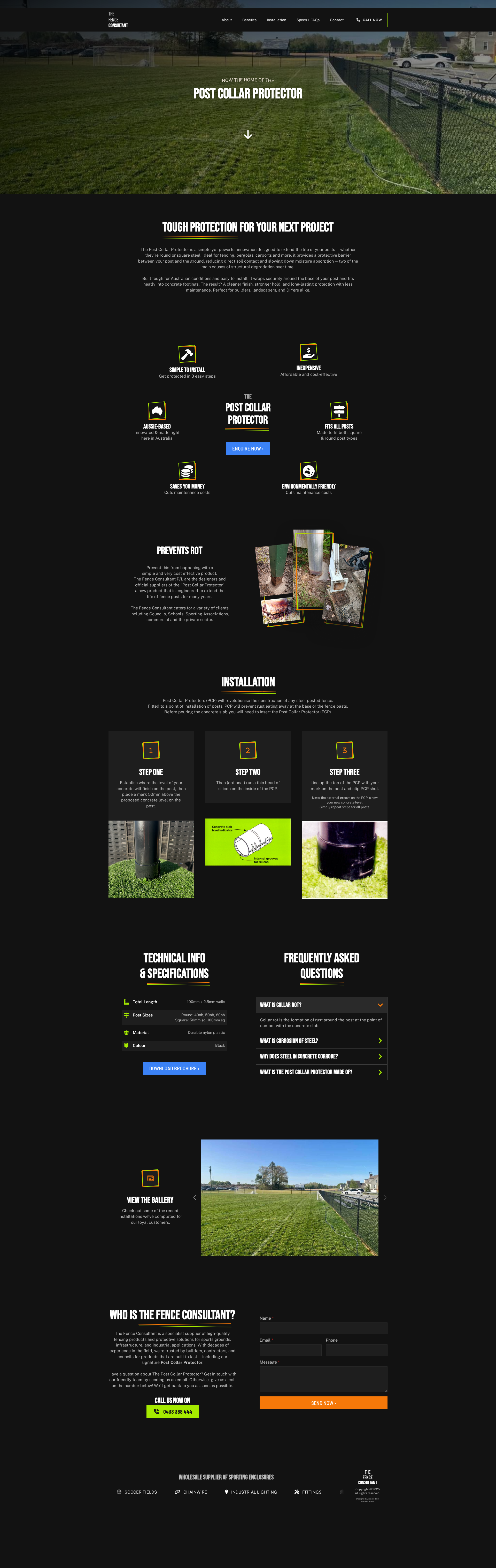 The Fence Consultant website screenshot