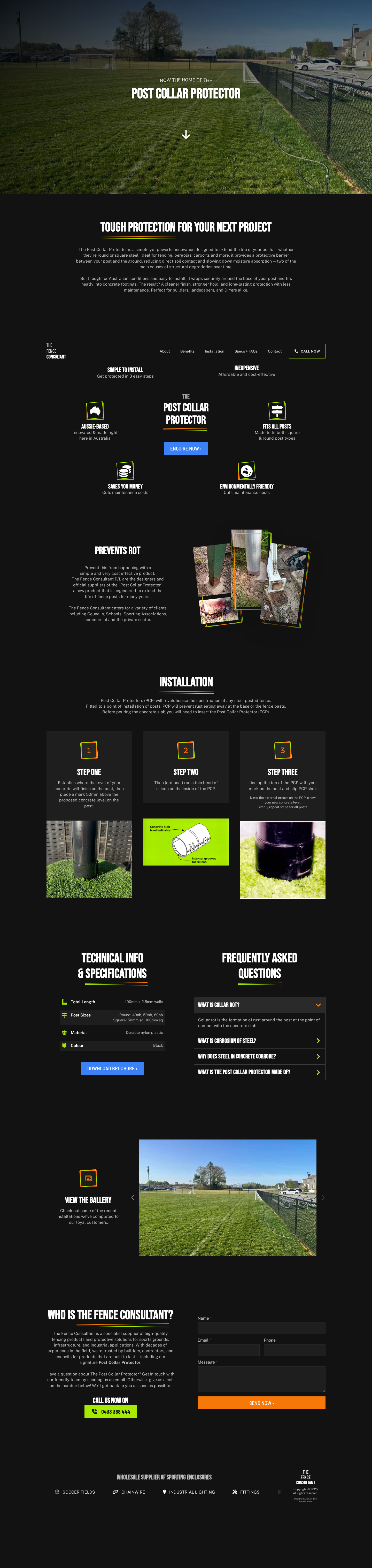 The Fence Consultant website screenshot