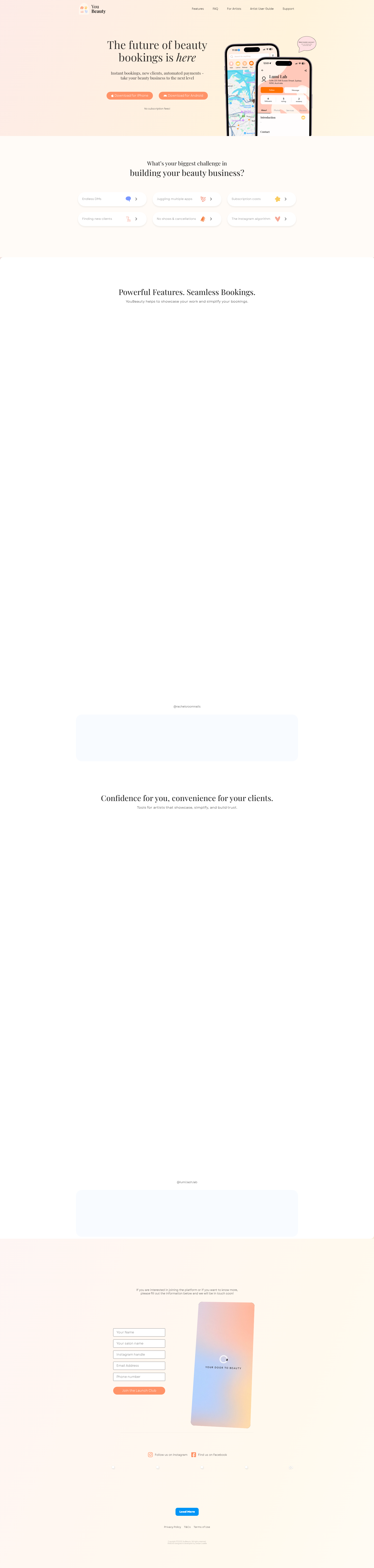 YouBeauty website screenshot