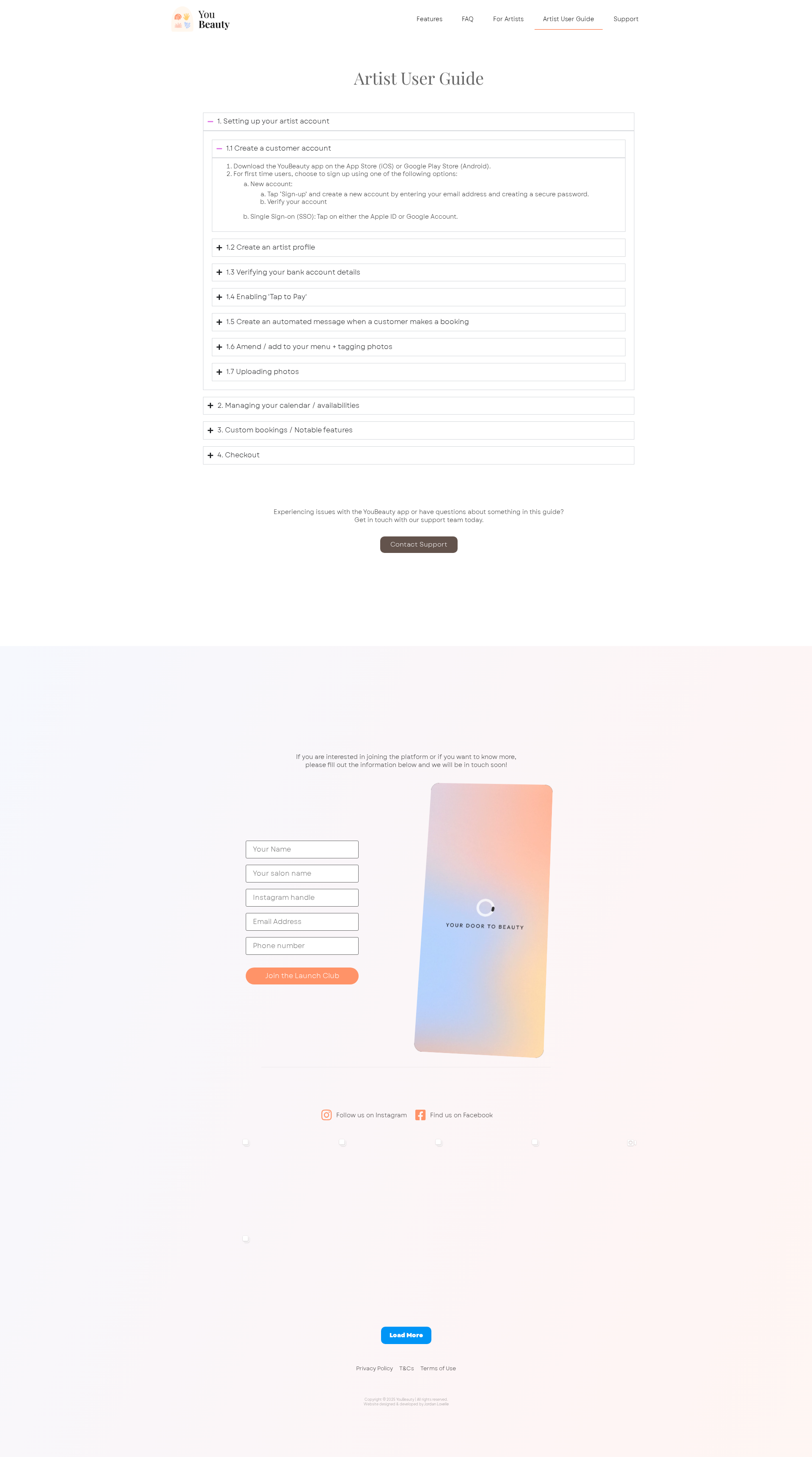 YouBeauty website screenshot